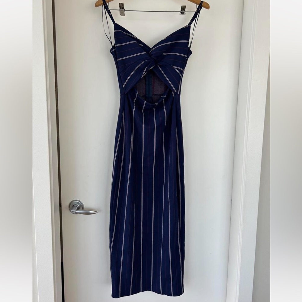 Dynamite Navy Stripped Dress